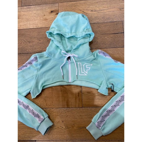 LF the Brand Tracker Ultra Cropped Zip Up Hoodie - Picture 6 of 12